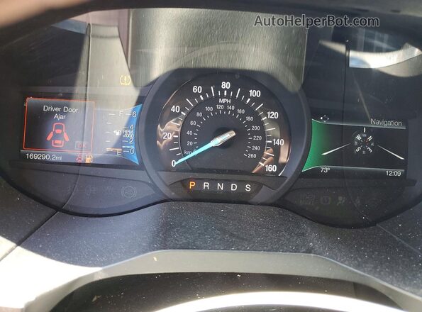 2FMPK4K91HBB91008 2017 FORD EDGE Серебряный Вид щитка приборов