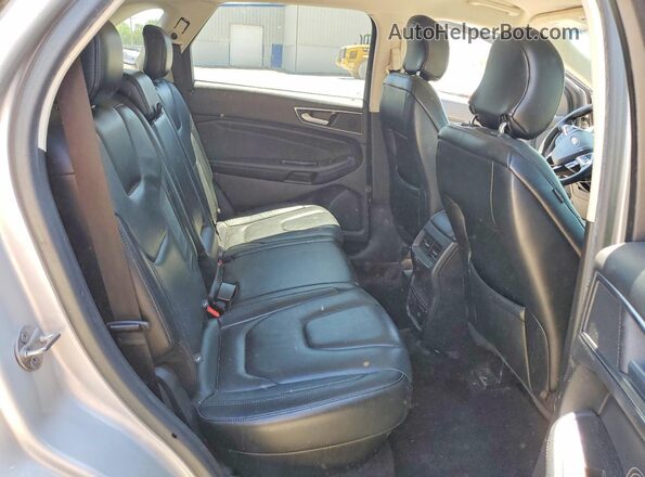 2FMPK4K91HBB91008 2017 FORD EDGE Серебряный Вид задней части салона