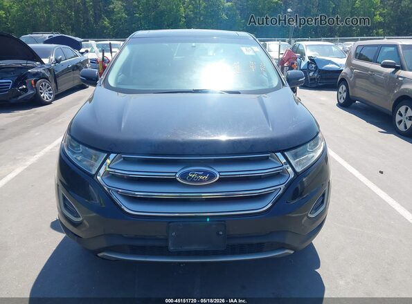 2FMPK4K91JBB42557 2018 FORD EDGE Black Vista del cuadro de instrumentos