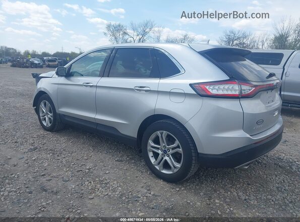 2FMPK4K91JBB74859 2018 FORD EDGE Серебряный Задняя левая четверть