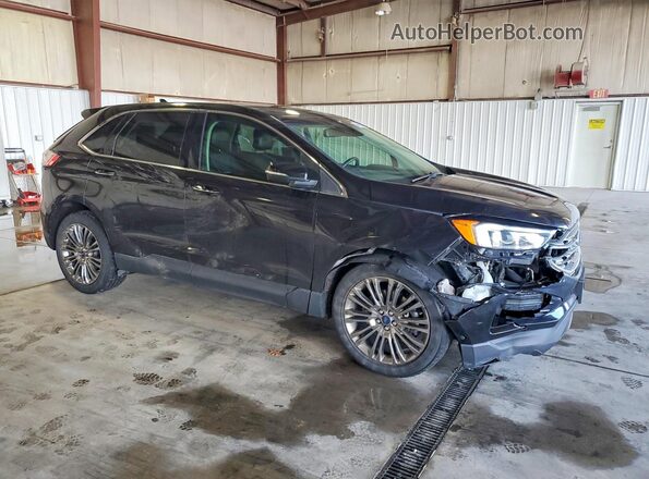 2FMPK4K91KBB53334 2019 FORD EDGE Black Przód prawy
