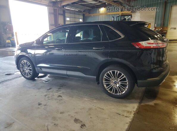 2FMPK4K91KBB53334 2019 FORD EDGE Black Tył lewy