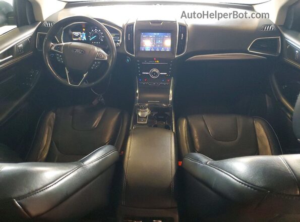 2FMPK4K91KBB53334 2019 FORD EDGE Black Widok deski rozdzielczej