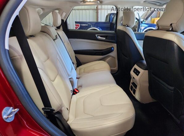 2FMPK4K91KBB67444 2019 FORD EDGE Красный Вид задней части салона