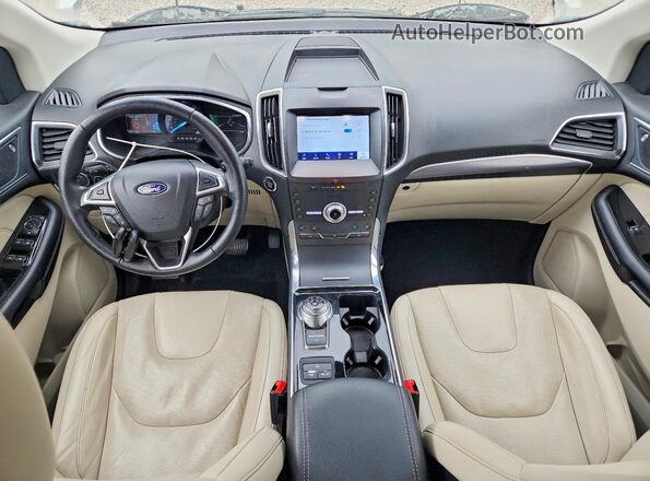 2FMPK4K91LBA67507 2020 FORD EDGE Белый Вид панели приборов