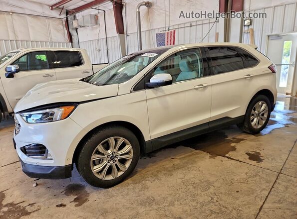 2FMPK4K91LBA67507 2020 FORD EDGE Белый Передняя левая четверть