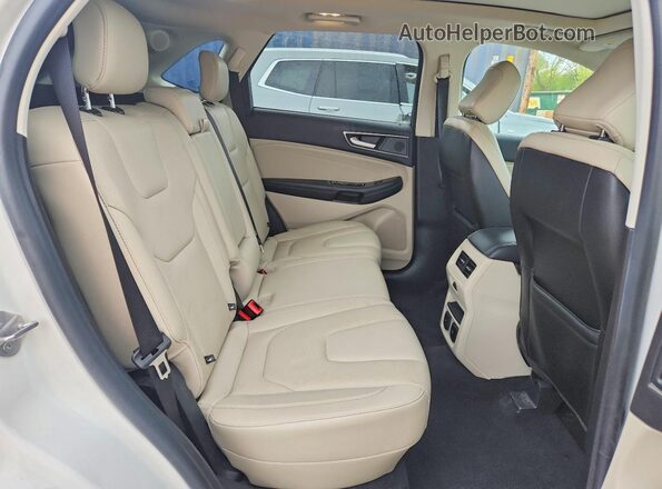 2FMPK4K91LBA67507 2020 FORD EDGE Белый Вид задней части салона