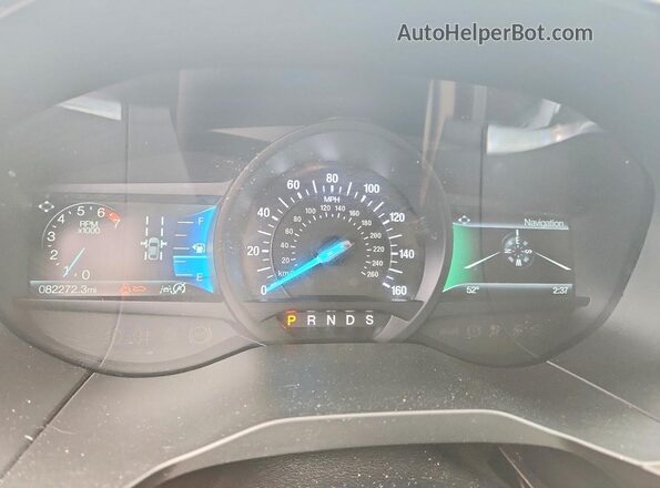2FMPK4K91LBA67507 2020 FORD EDGE Белый Вид щитка приборов