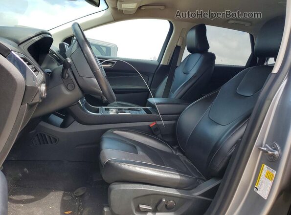 2FMPK4K91NBA55070 2022 FORD EDGE Silver Widok wnętrza z przodu