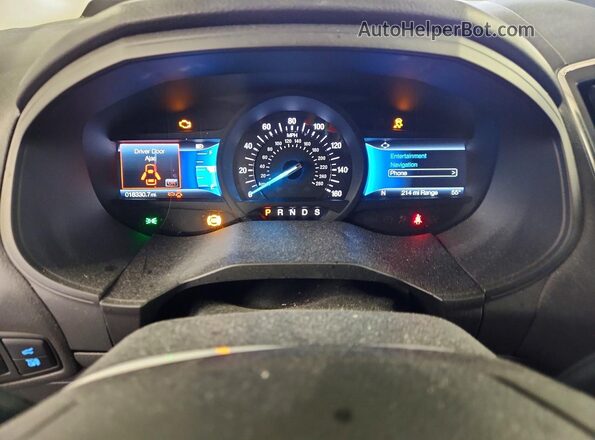 2FMPK4K91RBB11563 2024 FORD EDGE Угольный Вид щитка приборов