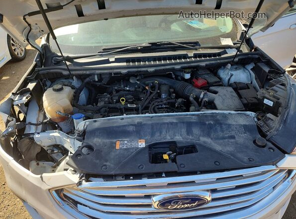 2FMPK4K92KBC16926 2019 FORD EDGE Белый Вид задней части салона