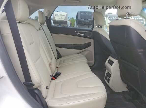 2FMPK4K92KBC74521 2019 FORD EDGE Белый Вид задних сидений