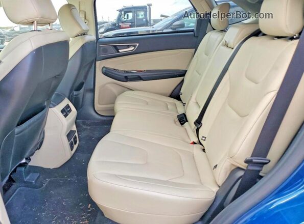 2FMPK4K92LBA19997 2020 FORD EDGE Blue უკანა სალონის ხედი