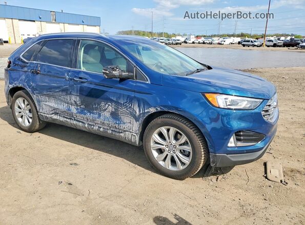 2FMPK4K92LBA19997 2020 FORD EDGE Blue წინა მარჯვენა