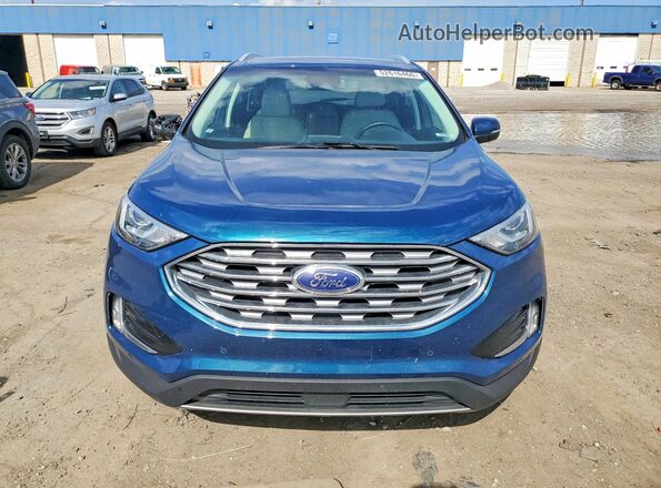 2FMPK4K92LBA19997 2020 FORD EDGE Blue წინა ხედი