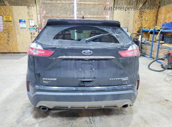 2FMPK4K92LBA56466 2020 FORD EDGE Black Vista trasera