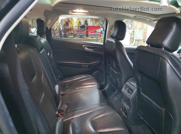 2FMPK4K92LBA56466 2020 FORD EDGE Black Vista interior trasera