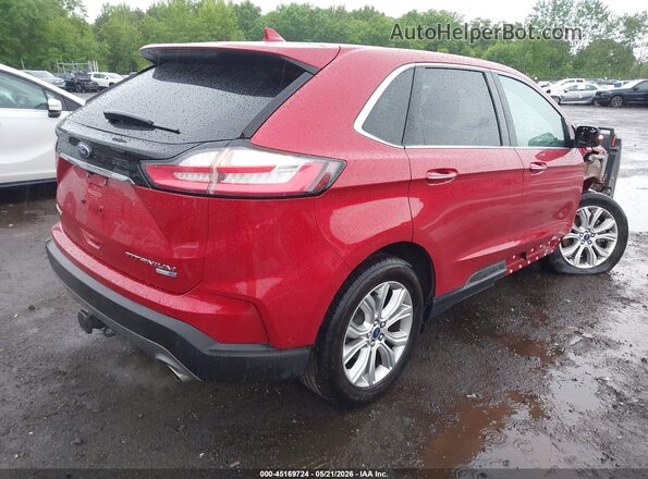 2FMPK4K92LBA85708 2020 FORD EDGE Red Tył prawy