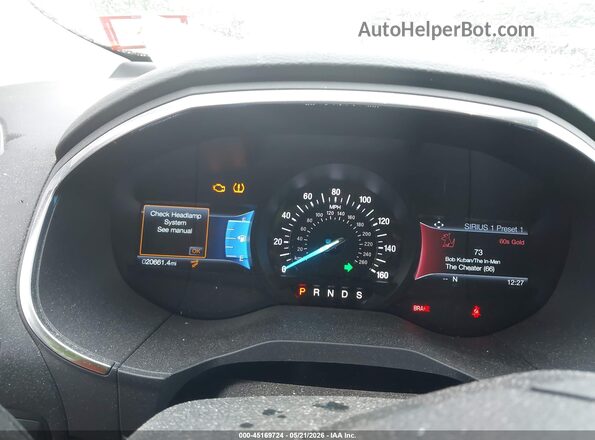 2FMPK4K92LBA85708 2020 FORD EDGE Red Widok tylnych siedzeń