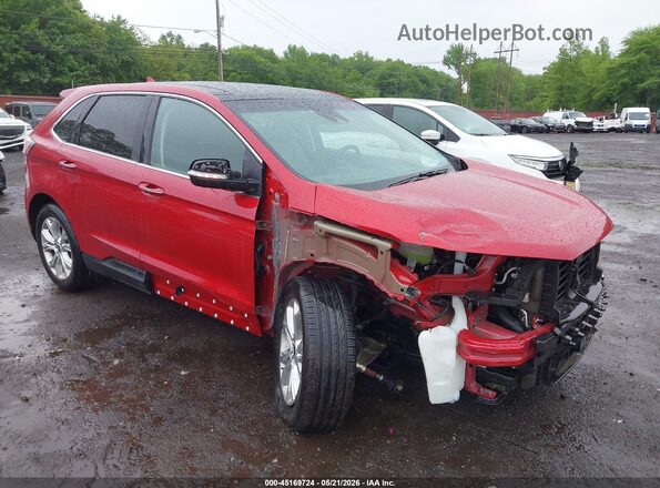 2FMPK4K92LBA85708 2020 FORD EDGE Red Widok z przodu