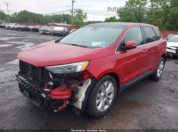 2FMPK4K92LBA85708 2020 FORD EDGE Red 