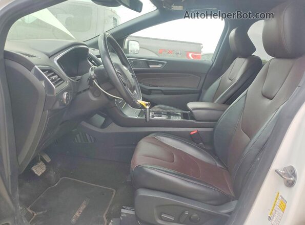 2FMPK4K92LBB42005 2020 FORD EDGE White Widok wnętrza z przodu