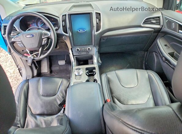2FMPK4K92NBA38214 2022 FORD EDGE Gray Առջևի վահանակի տեսք