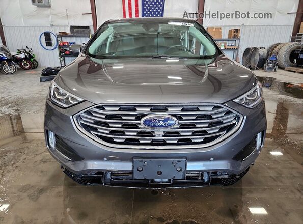 2FMPK4K92NBA38214 2022 FORD EDGE Gray Դիմացի տեսք