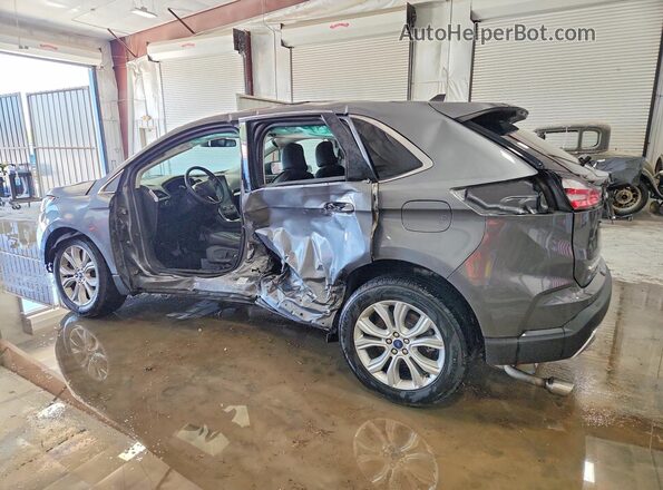 2FMPK4K92NBA38214 2022 FORD EDGE Gray Հետևի ձախ