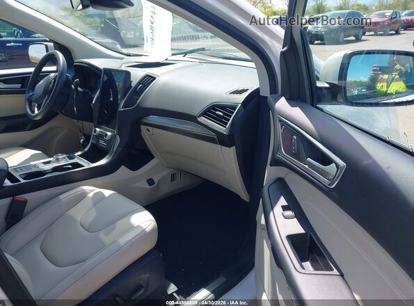 2FMPK4K92NBA83590 2022 FORD EDGE White Widok wnętrza z przodu