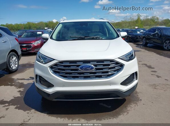 2FMPK4K92NBA83590 2022 FORD EDGE White Widok zestawu wskaźników
