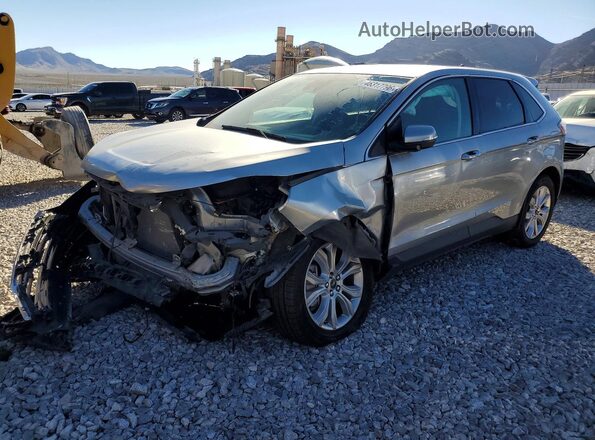 2FMPK4K92PBA39009 2023 FORD EDGE Серебряный Передняя левая четверть