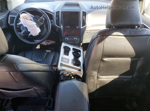 2FMPK4K92PBA39009 2023 FORD EDGE Серебряный Вид панели приборов
