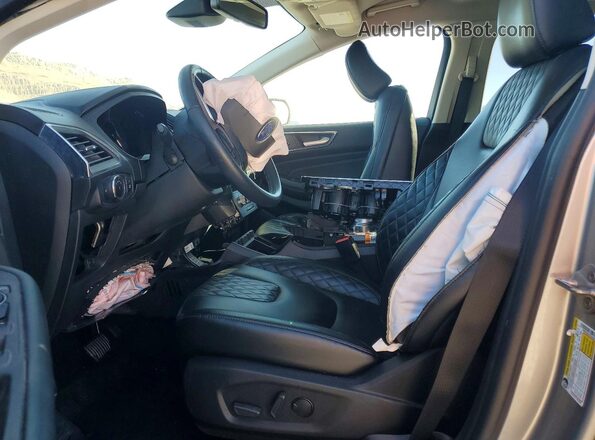 2FMPK4K92PBA39009 2023 FORD EDGE Серебряный Вид салона спереди