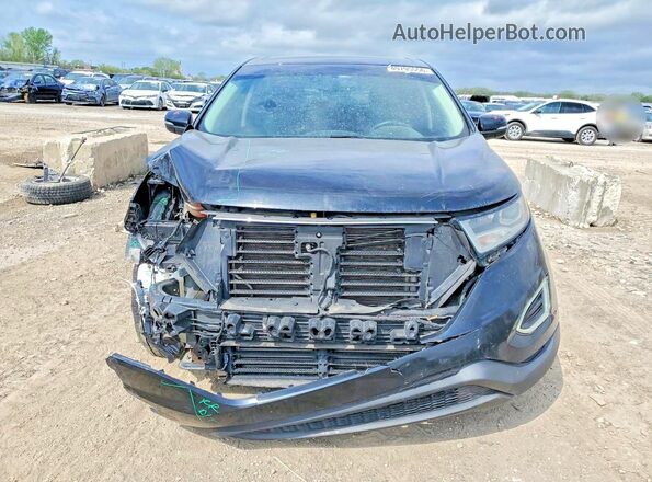 2FMPK4K93HBB31523 2017 FORD EDGE Черный Вид спереди