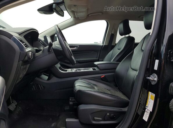 2FMPK4K93NBA08168 2022 FORD EDGE Black Widok wnętrza z przodu