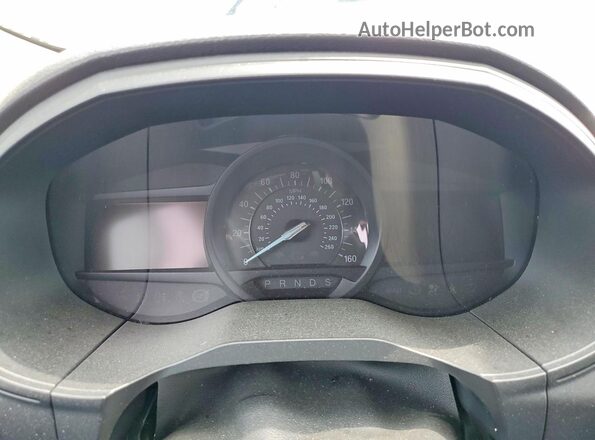 2FMPK4K93NBA08168 2022 FORD EDGE Black Widok zestawu wskaźników