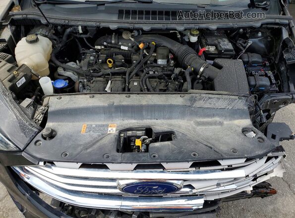 2FMPK4K93NBA08168 2022 FORD EDGE Black Widok komory silnika