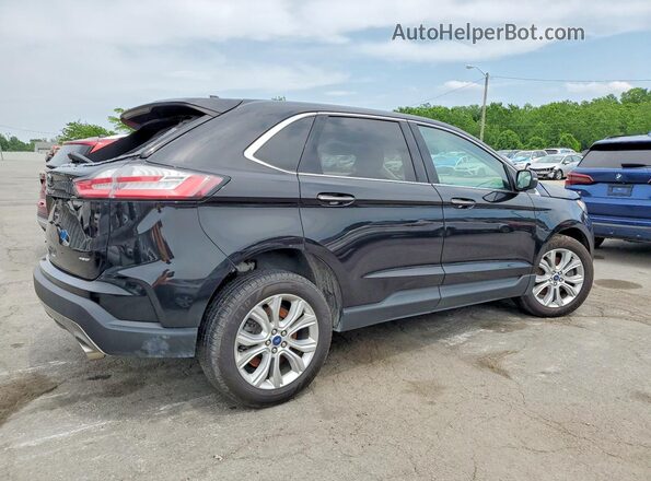 2FMPK4K93NBA08168 2022 FORD EDGE Black Tył prawy