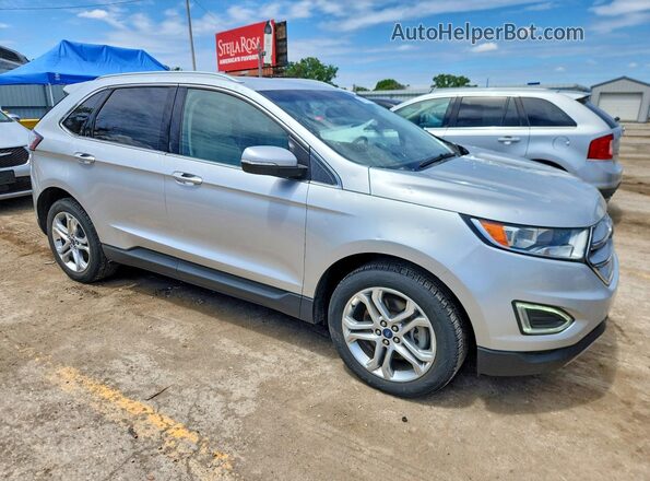 2FMPK4K94JBB89470 2018 FORD EDGE Серебряный Передняя правая четверть