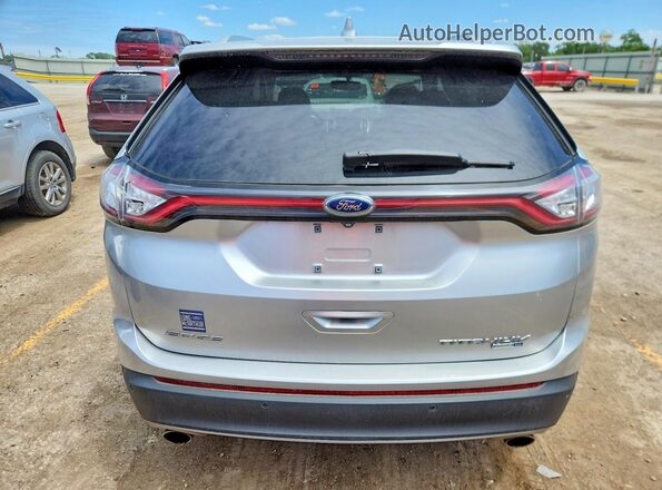 2FMPK4K94JBB89470 2018 FORD EDGE Серебряный Вид сзади