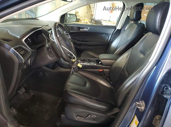 2FMPK4K94KBC33243 2019 FORD EDGE Blue Սալոնի դիմացի տեսք