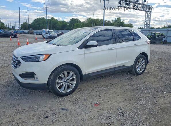 2FMPK4K94LBA46750 2020 FORD EDGE White Przód lewy