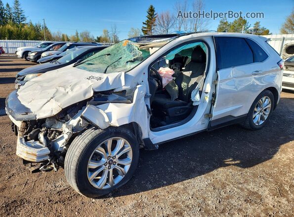 2FMPK4K94LBB36027 2020 FORD EDGE White Przód lewy