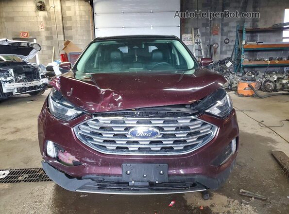 2FMPK4K94RBB10018 2024 FORD EDGE Бордовый Вид спереди