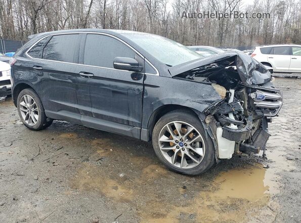 2FMPK4K95GBC35526 2016 FORD EDGE Black Առջևի աջ