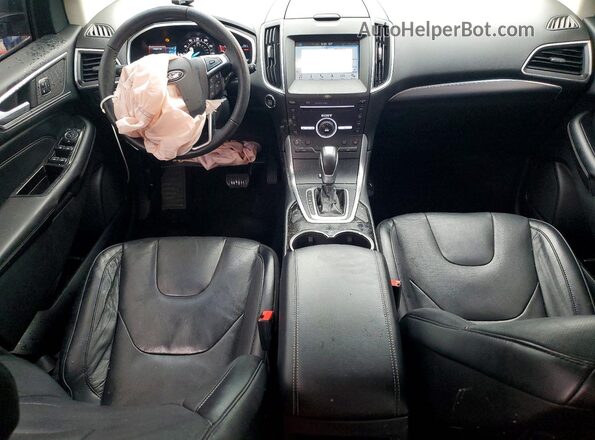 2FMPK4K95GBC35526 2016 FORD EDGE Black Առջևի վահանակի տեսք