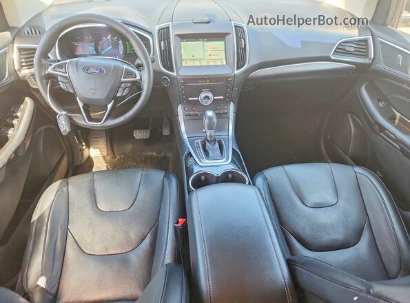 2FMPK4K95JBB43324 2018 FORD EDGE Gray Vista del salpicadero