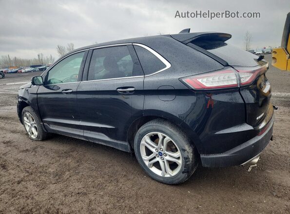 2FMPK4K95JBC03845 2018 FORD EDGE Черный Задняя левая четверть