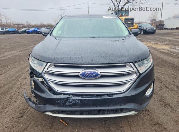 2FMPK4K95JBC03845 2018 FORD EDGE Черный Вид спереди